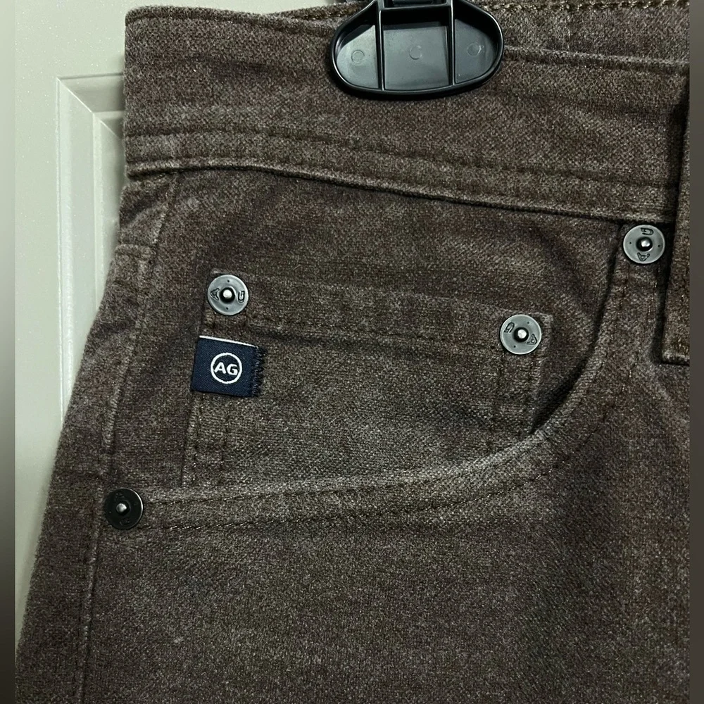 AG Adriano Goldschmied Tellis Modern Slim Pants Mens 32x27.5 - Brushed Brown - Picture 3 of 7